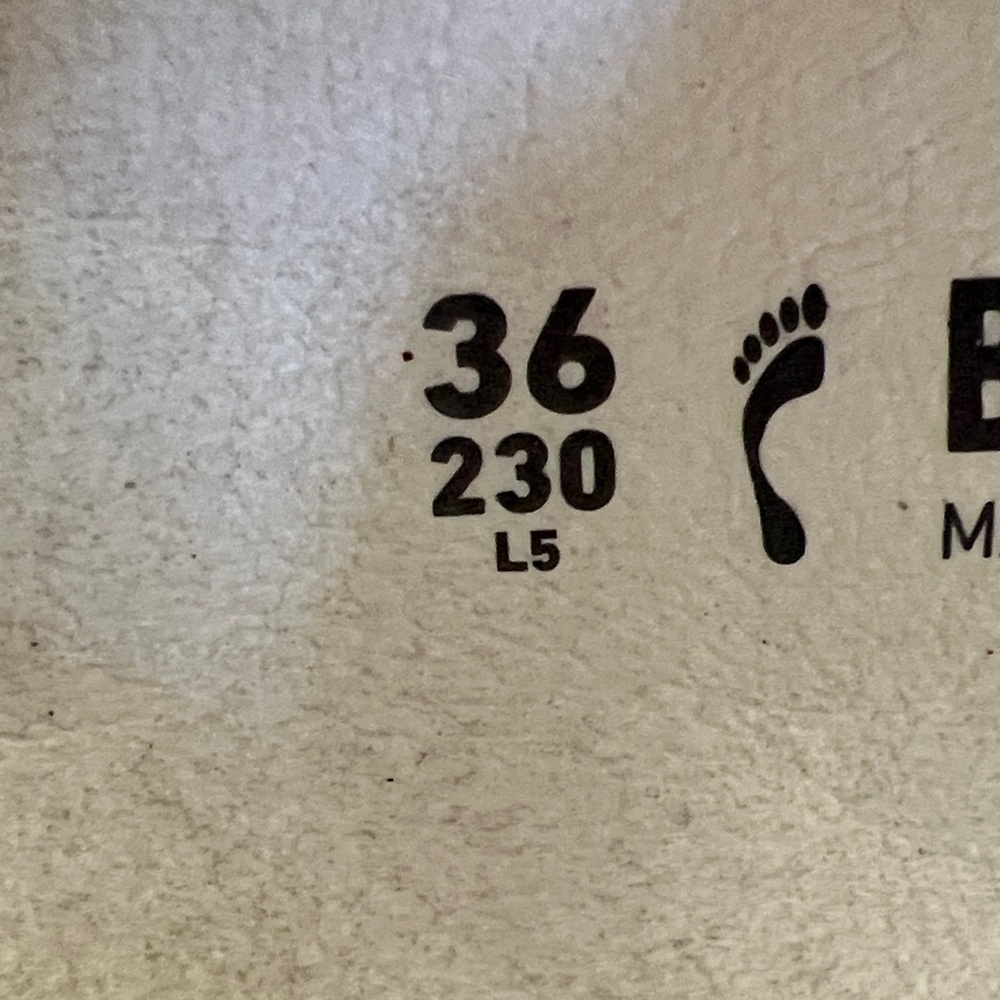 Birkenstock Woman’s Green Leaf Print Sandals - Picture 8 of 8